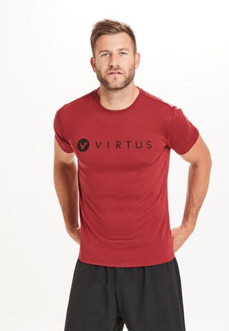 Virtus Functioneel shirt 'EDWARDO' in Rood: voorkant