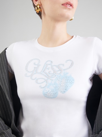 T-shirt 'STRAWBERRY' GUESS en blanc