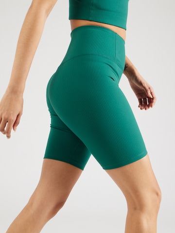 Girlfriend Collective Skinny Športne hlače | zelena barva
