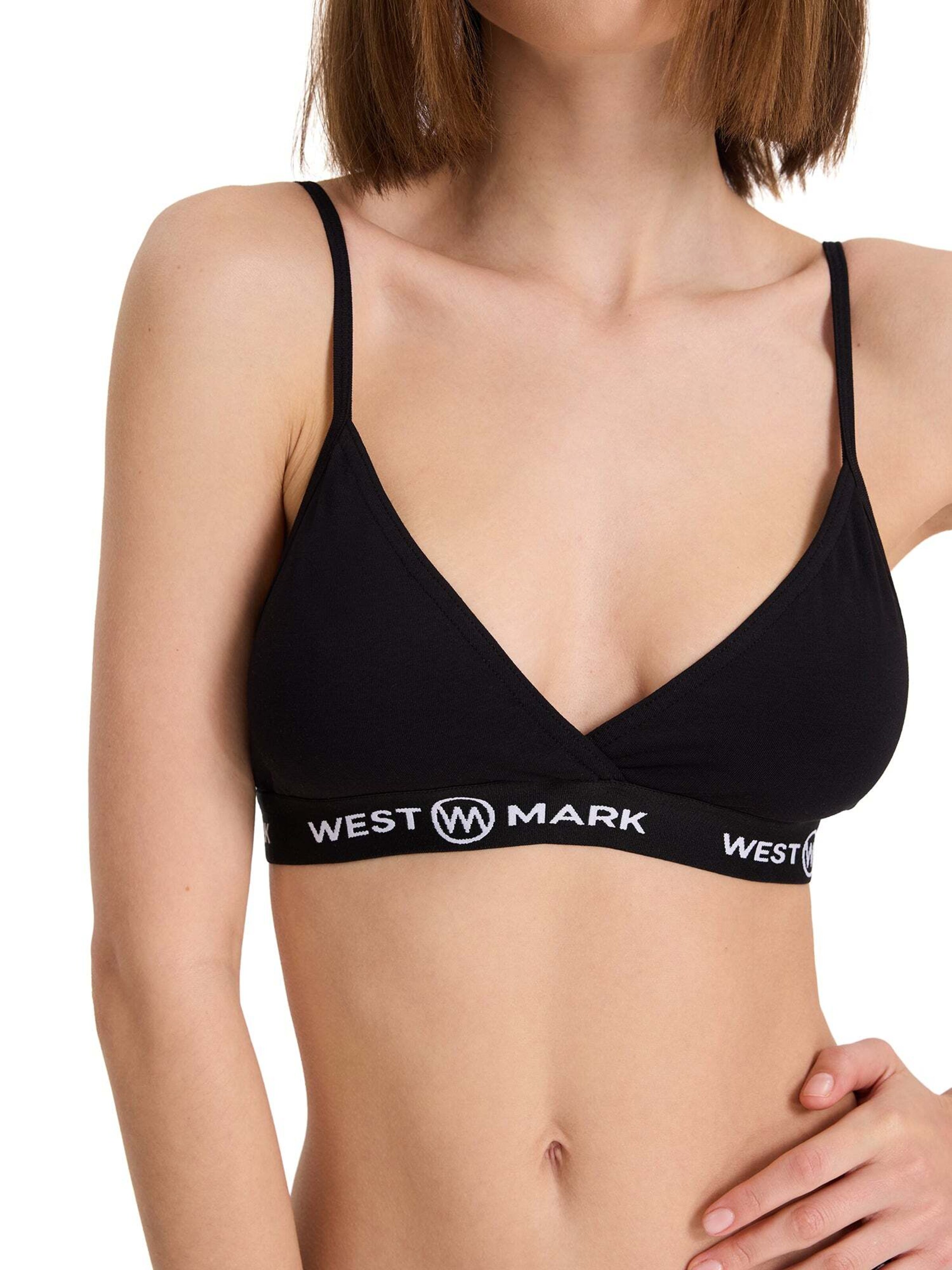 WESTMARK LONDON Triangel BH in Zwart