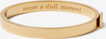 Brățară 'Never a dull moment' de la Kate Spade pe auriu: față