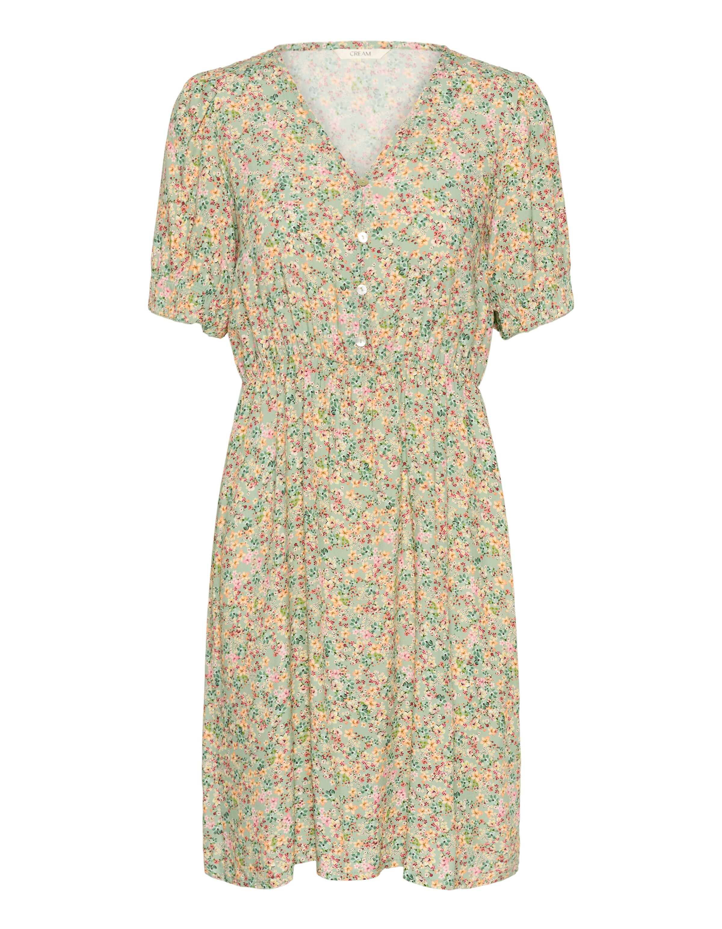 Cream Dress 'CRLinaa' in Green: front