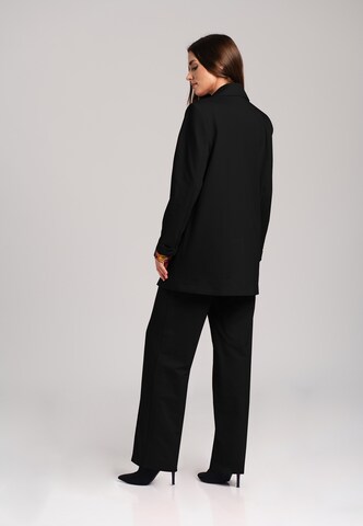 KALITE look Regular Pleated Pants in Black