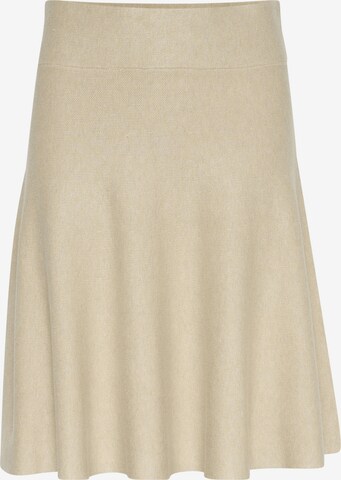 CULTURE Nederdel 'Annemarie' i beige: forside