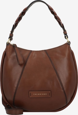 The Bridge Shoulder Bag 'Brigida' in Brown: front