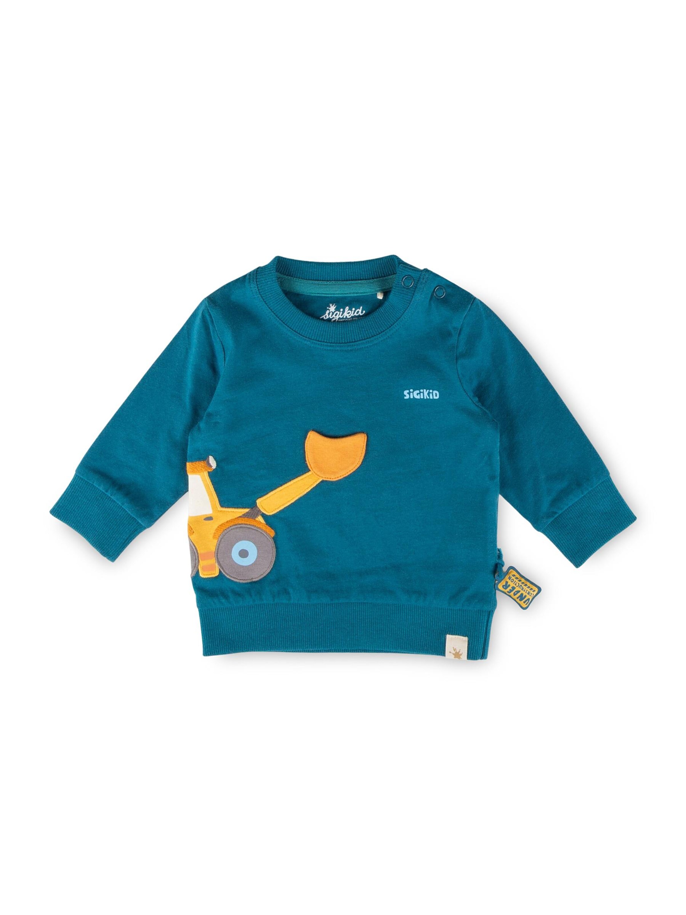 SIGIKID Shirt 'Langarmshirt Blue & Bright' in Green: front