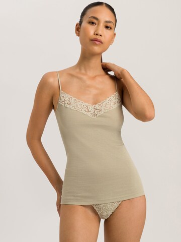 Hanro Top ' Moments ' in Beige: front