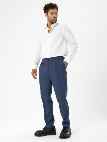 Dandalo Loosefit Bundfaltenhose 'Taille' in Blau