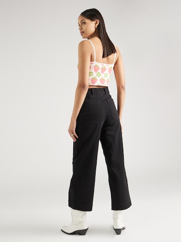 Monki Wide leg Pants in Black