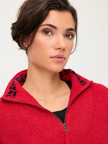 Olsen Troyer-Pullover, Länge ca. 60 cm in Rot