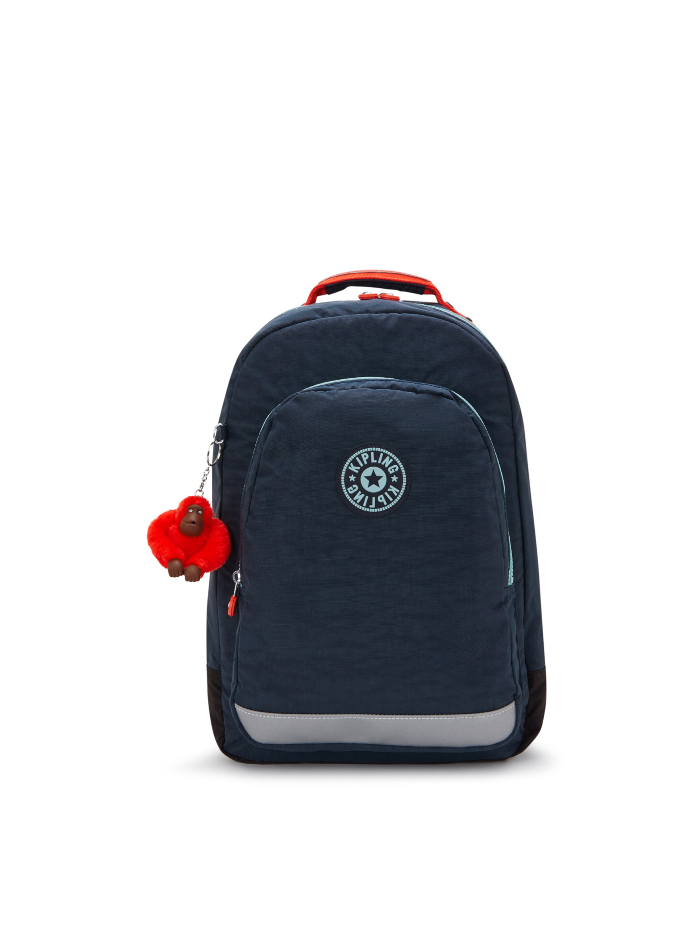 KIPLING - Mochila 'Class Room' en azul: frente