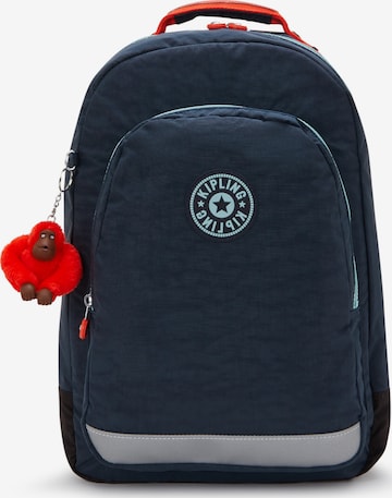 KIPLING Hátizsák 'Class Room' - kék: elől