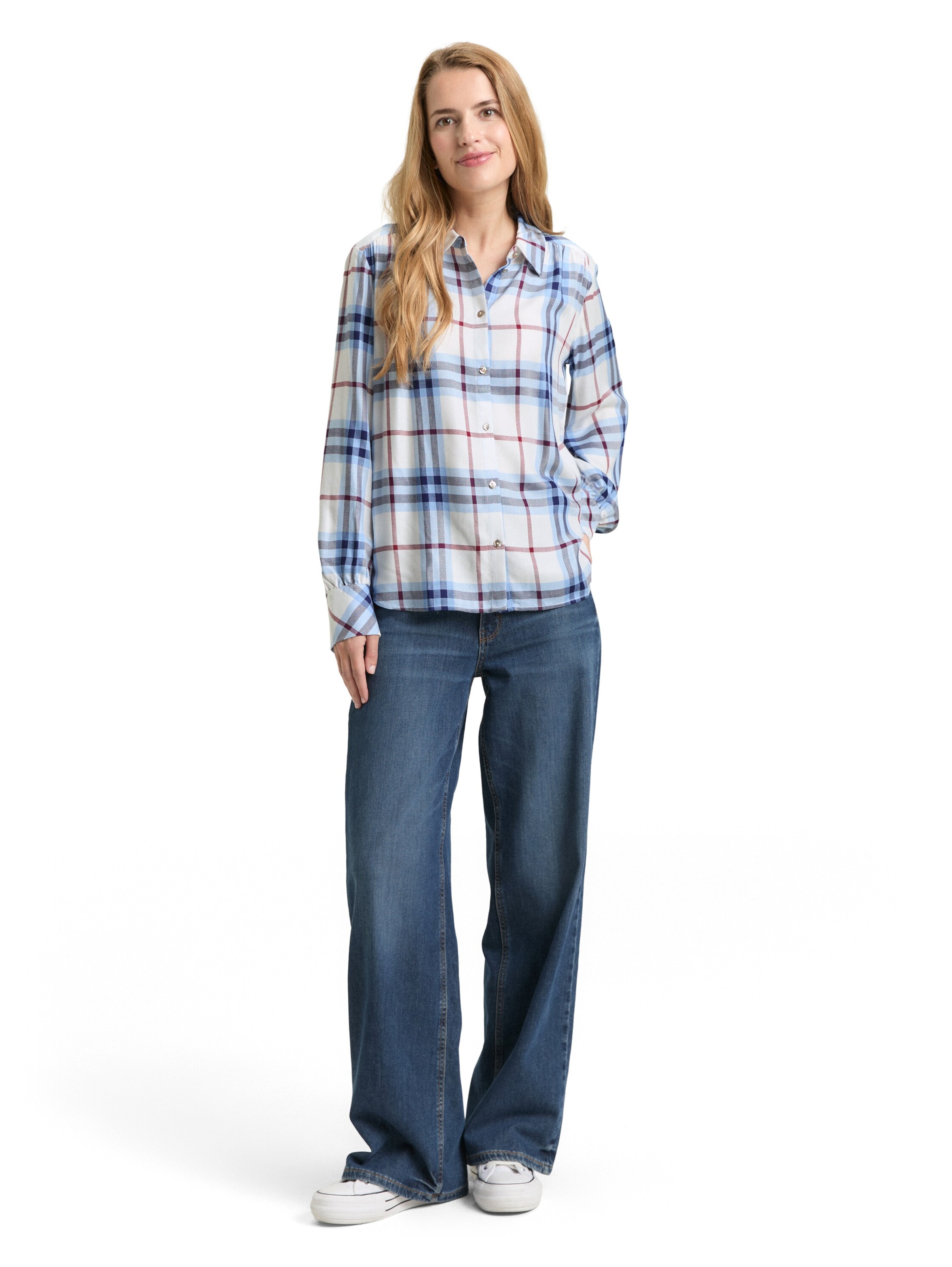 Chemisier TOM TAILOR en blanc