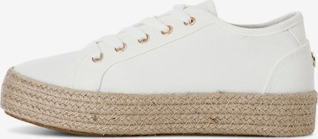 Chaussure à lacets CAFè NOIR en blanc : devant