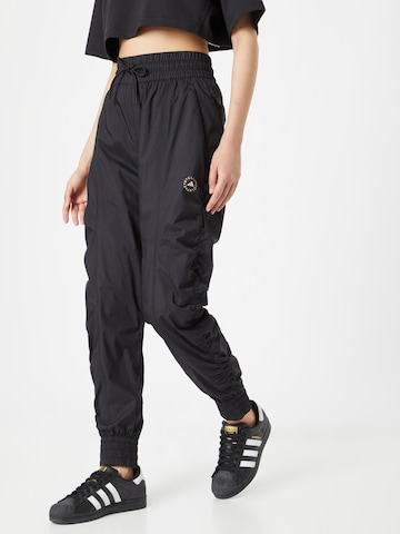 ADIDAS BY STELLA MCCARTNEY Loose fit Workout Pants 'Truecasuals ' in Black: front