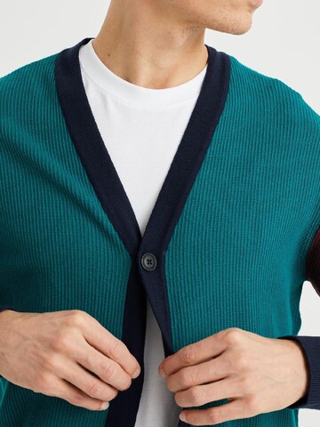 WE Fashion Knit Cardigan in Green