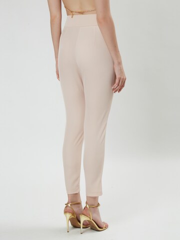 Influencer Tapered Trousers in Beige