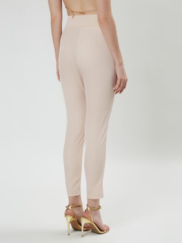 Influencer - Tapered Pantalón en beige