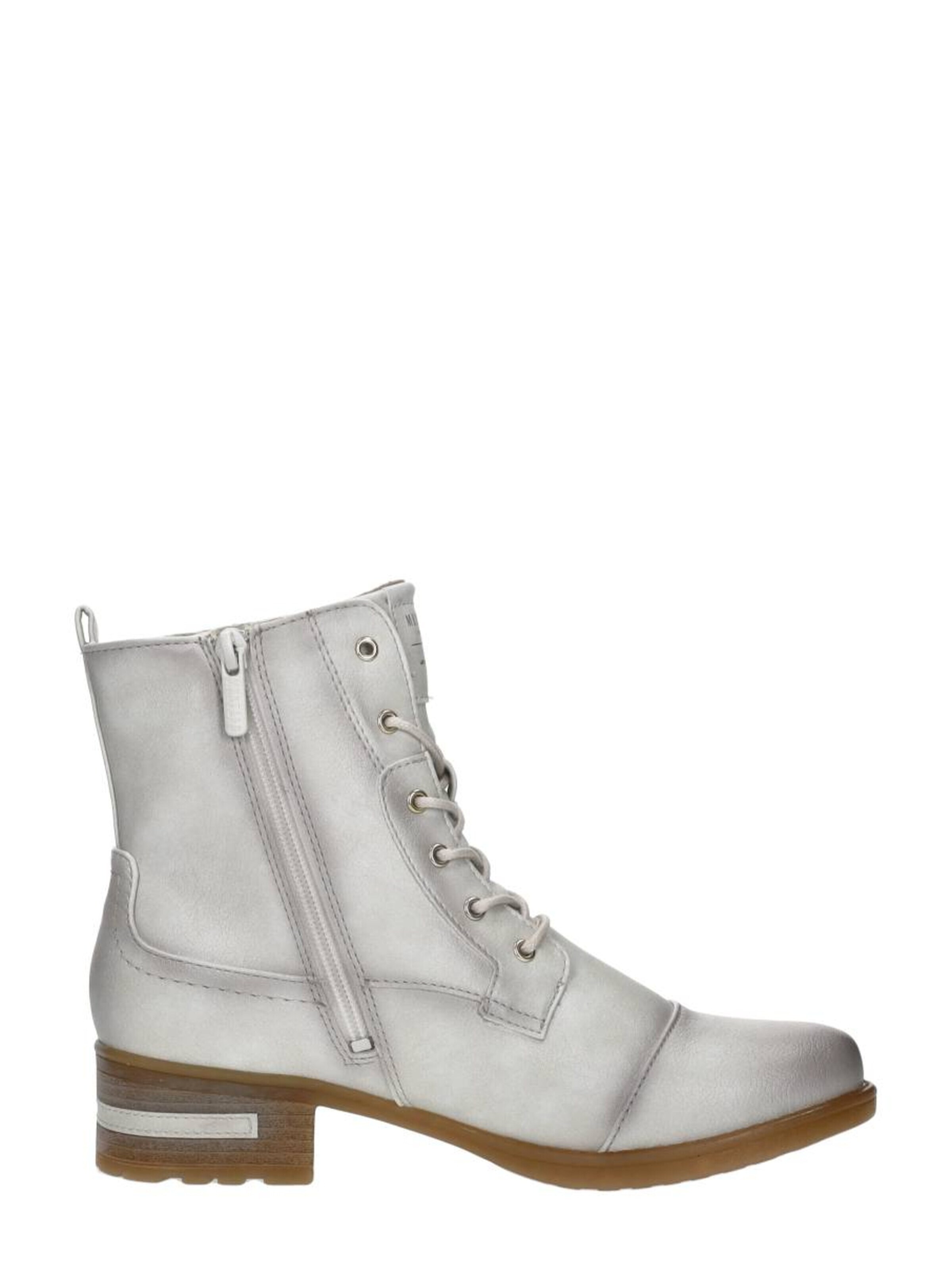 MUSTANG Veterschoen 'Veterschoenen Hoog' in Wit