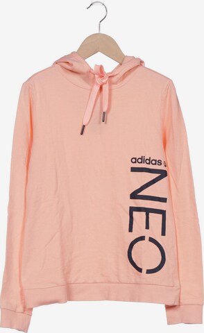 ADIDAS NEO Sweatshirt & Zip-Up Hoodie in S in Pink: front