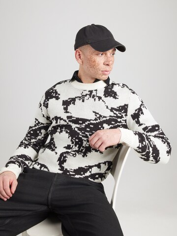 Pull-over 'ONSCLARK' Only & Sons en blanc : devant