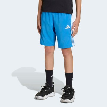 ADIDAS SPORTSWEAR Loose fit Workout Pants in Blue: front