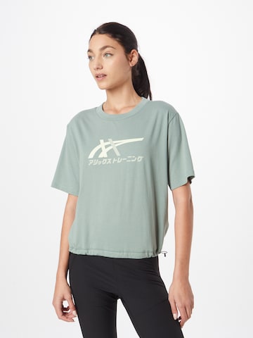 ASICS Funktionsshirt 'Tiger' in Grau: predná strana