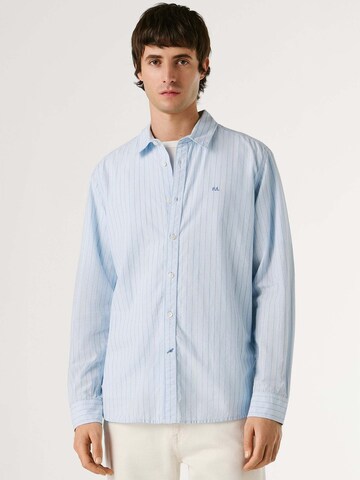 Regular fit Camicia 'Pau' di Pepe Jeans in blu: frontale