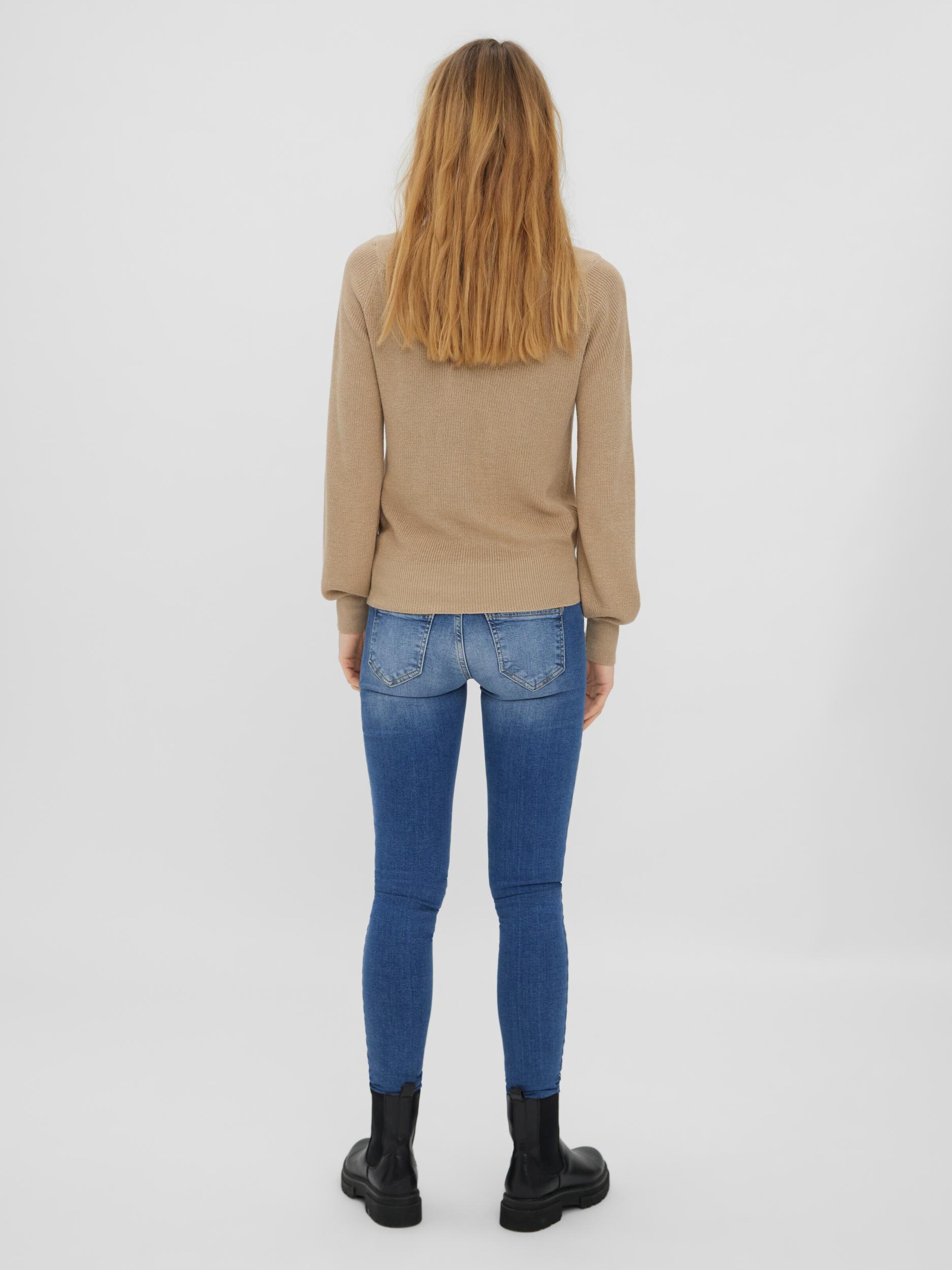 Frauen Pullover & Strick VERO MODA Pullover 'New Lex Sun' in Dunkelbeige - SE04985 Frauen Pullover & Strick VERO MODA Pullover 'New Lex Sun' in Dunkelbeige - SE04985