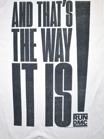 Rockshirts - Camiseta 'RUN DMC Just a Way It Is T-Shirt' en blanco
