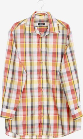 Walbusch Button Up Shirt in M in Orange: front