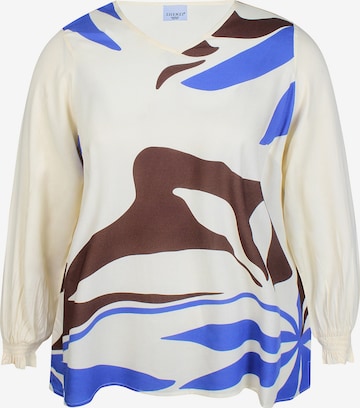 Zhenzi Blouse 'Keely 1451' in Blauw: voorkant