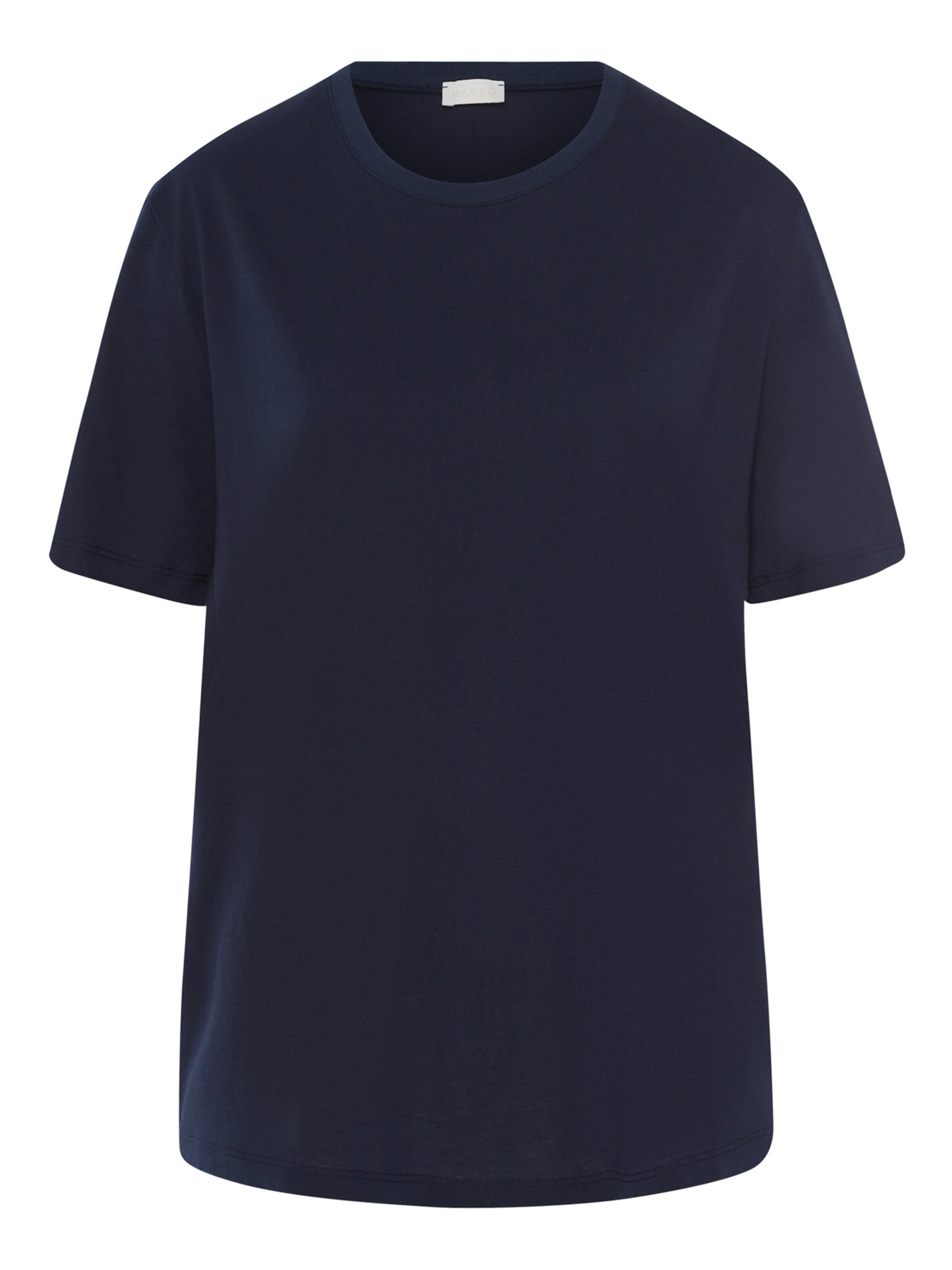 Hanro - Camisa ' Natural Shirt ' em azul: frente