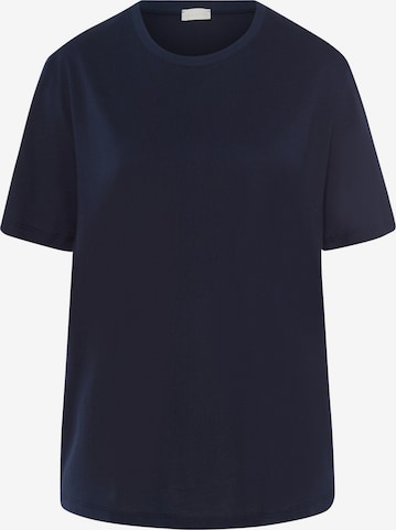 Hanro Shirt ' Natural Shirt ' in Blauw: voorkant
