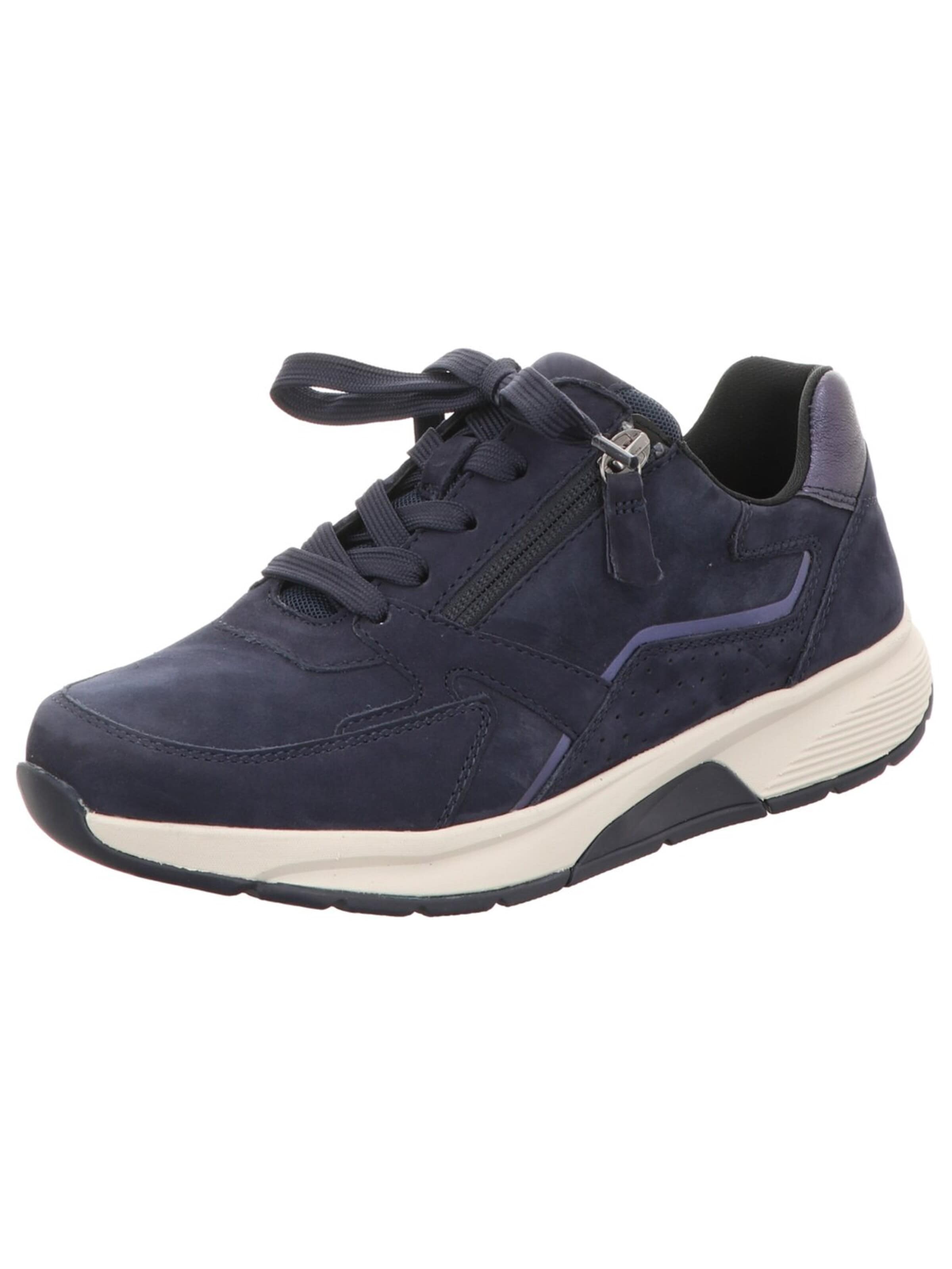 Sneaker bassa di Gabor Rollingsoft in blu: frontale