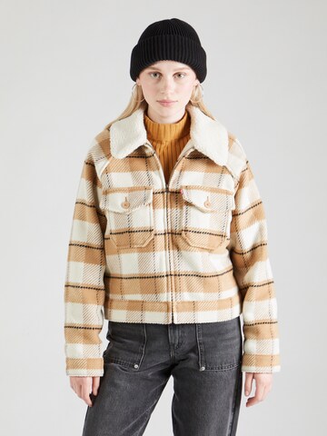 LEVI'S ® Between-season jacket 'Shrunken 90's Flannel Jacket' in Beige: front