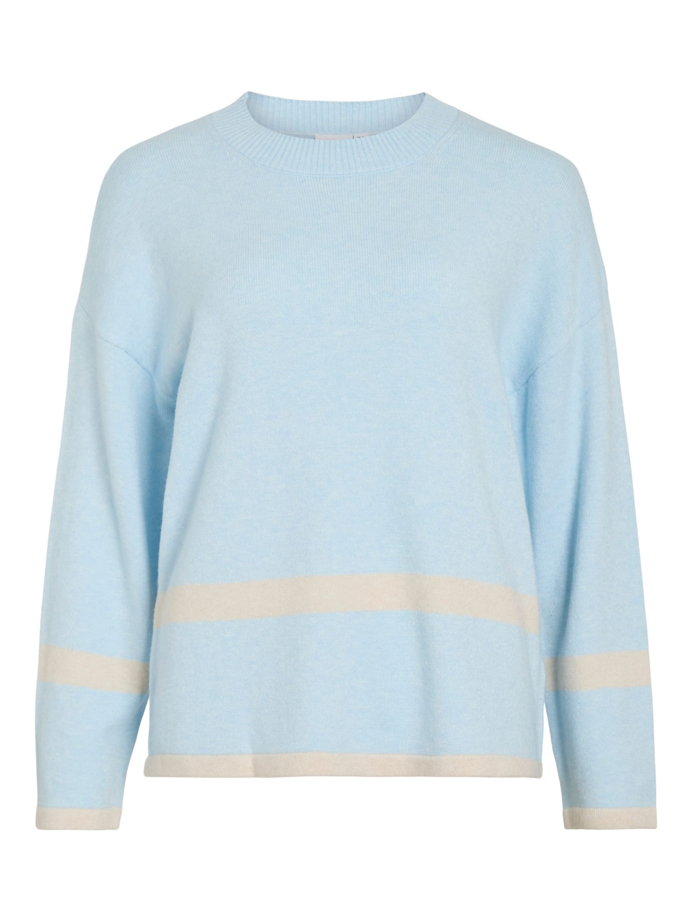 VILA Pullover 'VIRIL' in Blau: Vorderseite