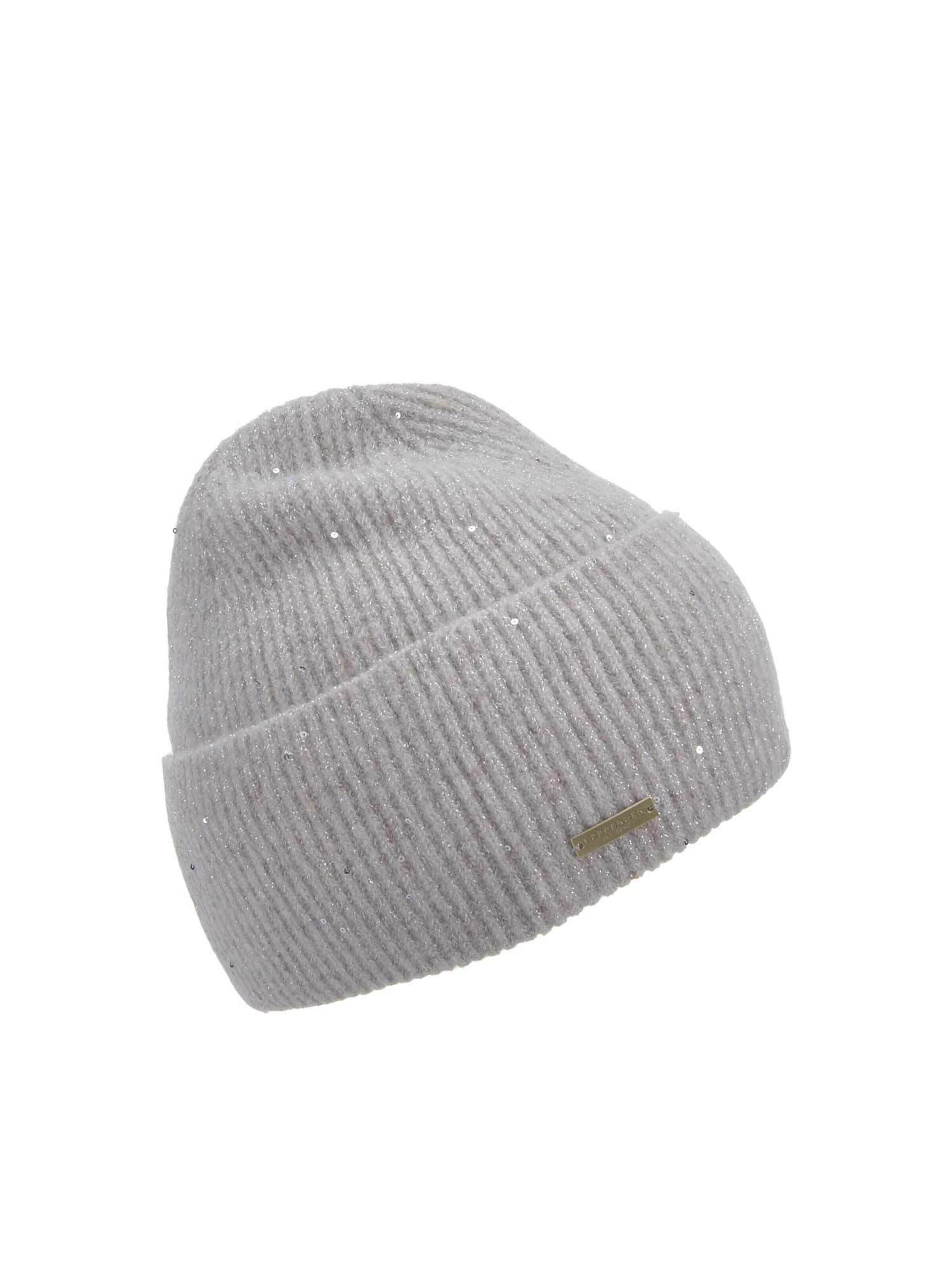 Seeberger Beanie 'Mütze' in Grey: front
