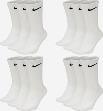 NIKE Sports socks in White: front