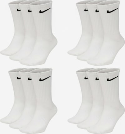 NIKE Athletic Socks in 38-42 in White, Item view