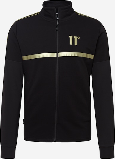 11 Degrees Sweatjacke in gold / schwarz, Produktansicht