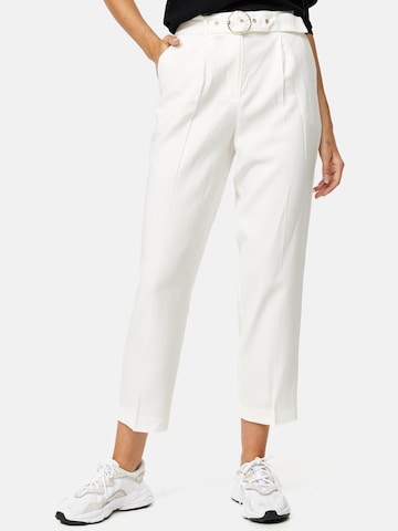 Orsay Loose fit Pleat-Front Pants 'Ara' in White: front