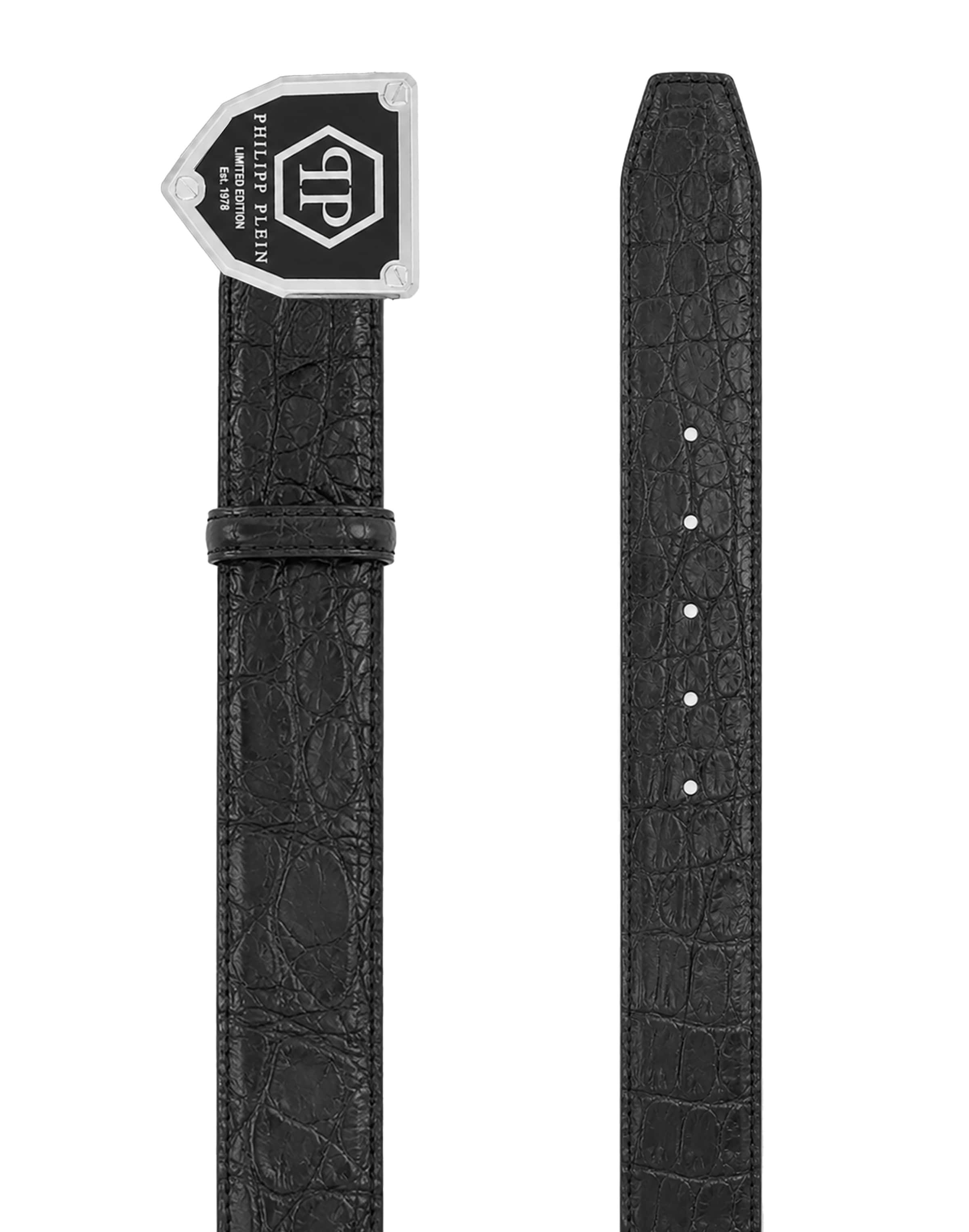Cintura 'Hexagon' di Philipp Plein in nero