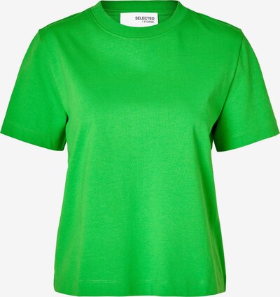 SELECTED FEMME T-Shirt 'ESSENTIAL' in grün, Produktansicht
