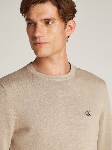 Calvin Klein Jeans Pullover in Grau