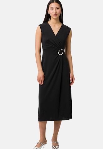 zero Jerseykleid Midi mit Schnalle in Schwarz: predná strana