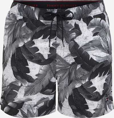 Tommy Hilfiger Underwear Badeshorts in schwarz / weiß, Produktansicht