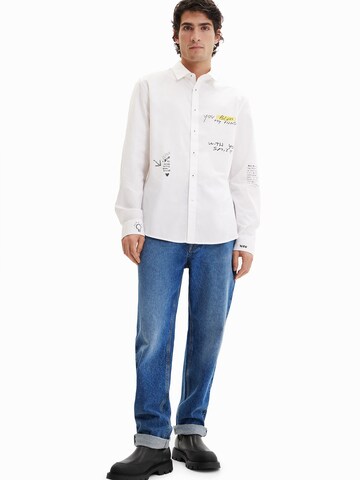 Desigual Regular Fit Hemd 'BENEDETTO' in Weiß