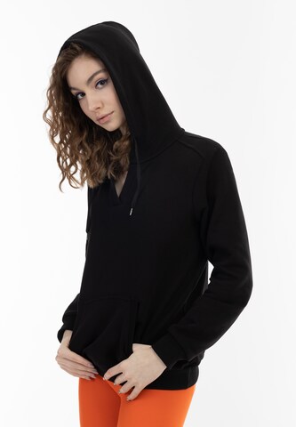 MYMO Sweatshirt in Zwart: voorkant