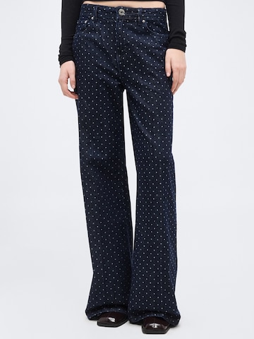 Gina TricotFlared/zvonoliki kroj Traperice - plava boja: prednji dio